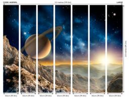 Origin Murals Galaxy Wall Mural - Size: W350 cm x H280 cm - thumbnail 6