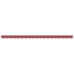 Berkfield Home Replacement Fabric for Awning Valance Burgundy Stripe 4.5 m in Red - thumbnail 3