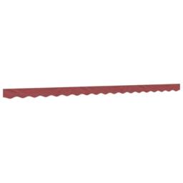 Berkfield Home Replacement Fabric for Awning Valance Burgundy Stripe 4.5 m in Red - thumbnail 2