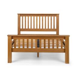 Cheshire Cedar Oak High Footend Bed - Superking (180cm) (150cm) in Brown - Size: Super King - thumbnail 5