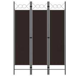 Berkfield Home 3-Panel Room Divider Brown 120x180 cm - thumbnail 2