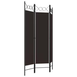Berkfield Home 3-Panel Room Divider Brown 120x180 cm - thumbnail 3