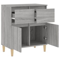 Berkfield Home Sideboard Grey Sonoma 60x35x70 cm Engineered Wood - Size: 60 x 35 x 70 cm - thumbnail 6