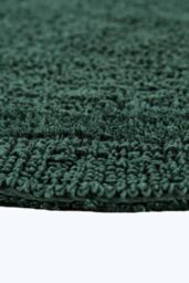 Homescapes Luxury Extra Large Bath Mat Reversible 1600GSM 100% Cotton, 70 x 120cm in Dark Green - Size: 70 x 120 cm - thumbnail 4
