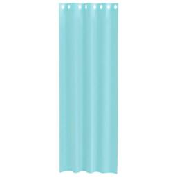 Berkfield Home Voile Curtains with Grommets 2 pcs Turquoise - thumbnail 4