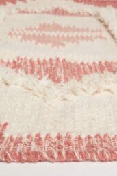 Homescapes Satara Pink Kilim Wool Rug - Size: 160 cm x 230 cm - thumbnail 4