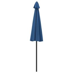 Berkfield Home Outdoor Parasol with Aluminium Pole 270 cm Azure Blue - thumbnail 4