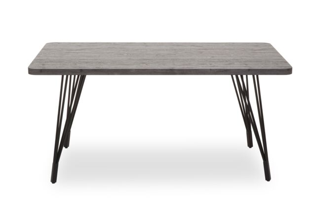 Orsina Contemporary Design Dining Table, Minimalist Dining Table For Dining Room, Durable Dining Table For Dinner in Grey - image 1
