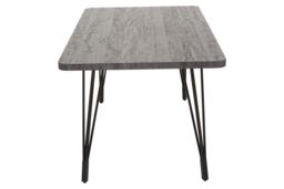 Orsina Contemporary Design Dining Table, Minimalist Dining Table For Dining Room, Durable Dining Table For Dinner in Grey - thumbnail 3