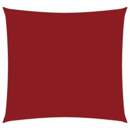 Berkfield Home Sunshade Sail Oxford Fabric Square 4.5x4.5 m Red - thumbnail 3