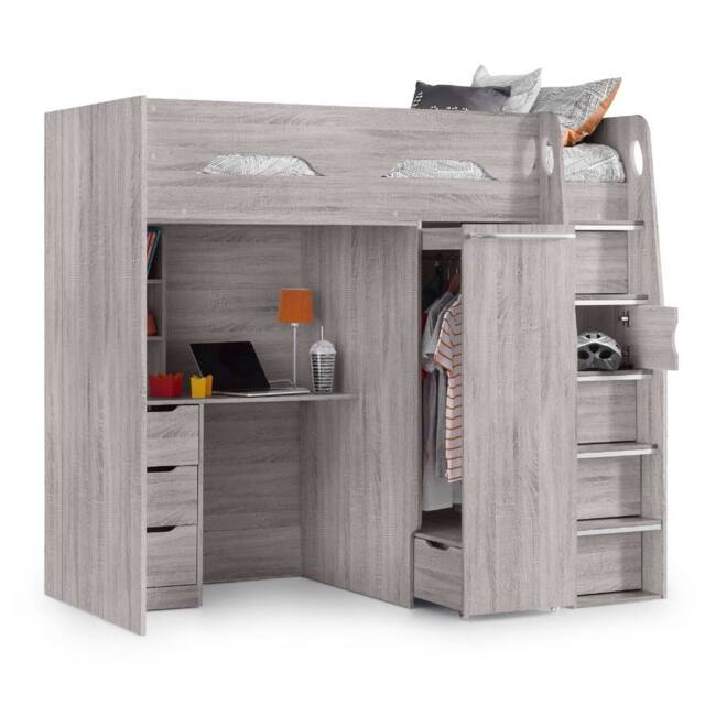 Cheshire Granite Highsleeper Grey Oak - Single (90cm) - image 1