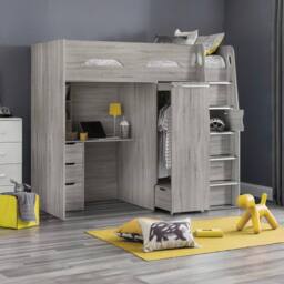 Cheshire Granite Highsleeper Grey Oak - Single (90cm) - thumbnail 3