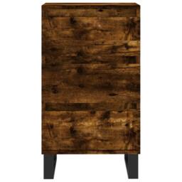 Berkfield Home Sideboard Smoked Oak 40x35x70 cm Engineered Wood in Brown - Size: 40 x 35 x 70 cm - thumbnail 5