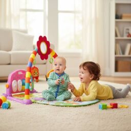 Alivio Baby Play Mat Kick & Play Gym Piano with Music & Lights for 1 to 3 Year Kids - thumbnail 8