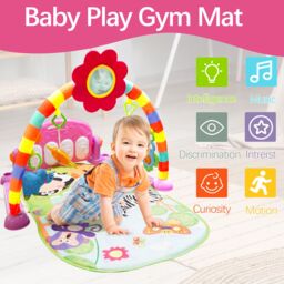 Alivio Baby Play Mat Kick & Play Gym Piano with Music & Lights for 1 to 3 Year Kids - thumbnail 2