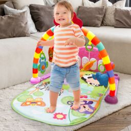 Alivio Baby Play Mat Kick & Play Gym Piano with Music & Lights for 1 to 3 Year Kids - thumbnail 6