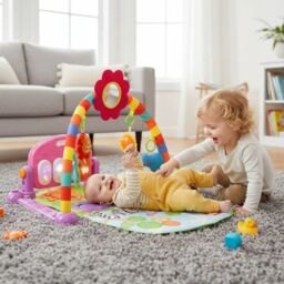 Alivio Baby Play Mat Kick & Play Gym Piano with Music & Lights for 1 to 3 Year Kids - thumbnail 9