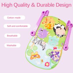 Alivio Baby Play Mat Kick & Play Gym Piano with Music & Lights for 1 to 3 Year Kids - thumbnail 5
