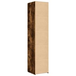 Berkfield Home Highboard Smoked Oak 40x42.5x185 cm Engineered Wood in Brown - thumbnail 6