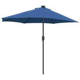Berkfield Home Garden Parasol Azurblau Large Fabric in Blue - thumbnail 7