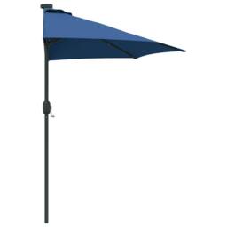 Berkfield Home Garden Parasol Azurblau Large Fabric in Blue - thumbnail 6