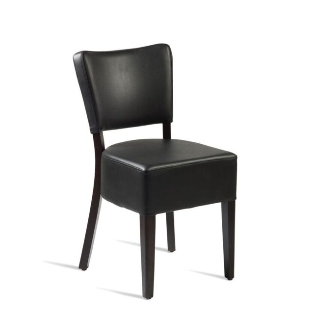 netfurniture Bugel Side Chair - Wenge - Black