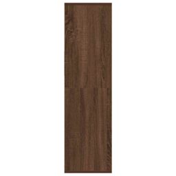 Berkfield Home Book Cabinet Brown Oak 34x31x112 cm Engineered Wood - Size: 34 x 31 x 112 cm - thumbnail 5