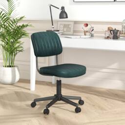 Kelvenix Ergonomic Leisure Chair PU Leather in Green - Size: 0.6m2 - thumbnail 3