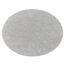 RugsX Buenos Rug in Silver - Size: 80 cm diameter