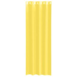 Berkfield Home Voile Curtains with Grommets 2 pcs Yellow - thumbnail 4