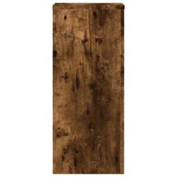 Berkfield Home Plant Stands 2 pcs Smoked Oak 30x30x70 cm Engineered wood in Brown - Size: 30 x 30 x 70 cm - thumbnail 5