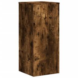 Berkfield Home Plant Stands 2 pcs Smoked Oak 30x30x70 cm Engineered wood in Brown - Size: 30 x 30 x 70 cm - thumbnail 4