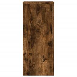 Berkfield Home Plant Stands 2 pcs Smoked Oak 30x30x70 cm Engineered wood in Brown - Size: 30 x 30 x 70 cm - thumbnail 6