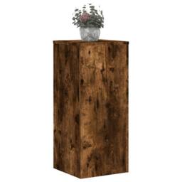 Berkfield Home Plant Stands 2 pcs Smoked Oak 30x30x70 cm Engineered wood in Brown - Size: 30 x 30 x 70 cm