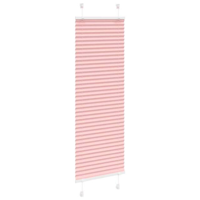 Berkfield Home Pleated Blind Pink 40x100 cm Fabric Width 39.4 cm Polyester - image 1