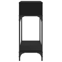 Berkfield Home Console Table Black 100x30.5x75 cm Engineered Wood - thumbnail 4