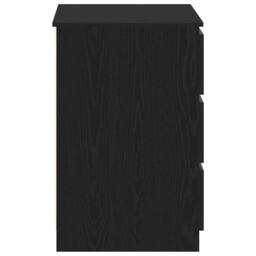 Berkfield Home Modern Desks 2 pcs Black Oak 140x50x76 cm Engineered Wood - Size: 140 x 50 x 76 cm - thumbnail 7