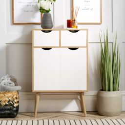 Home Source Sideboard Chest of Drawers TV Stand Bedside Living Room Boden in Natural - thumbnail 2