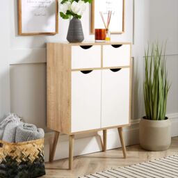Home Source Sideboard Chest of Drawers TV Stand Bedside Living Room Boden in Natural