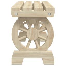 Berkfield Home Beautiful Garden Benches 2 pcs Solid Wood Fir in Light Tan - thumbnail 5