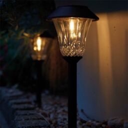 Luxform St Tropez Solar light 4Pk in Black