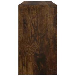 Berkfield Home Durable Desk with Drawer&Cabinet Smoked Oak 100x40x73 cm Engineer in Brown - Size: 100 x 40 x 73 cm - thumbnail 7