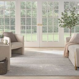 The Rug Shop UK Grey Modern Abstract Jute Backing Area Rug - Size: 240 cm x 300 cm - thumbnail 7
