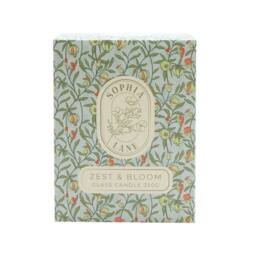 Sophia Lane Zest & Bloom Floral Candle - 250g in Green - thumbnail 8