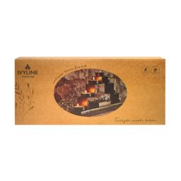 Ivyline Tealight Candle Holder with Decor Box in Antique Brass H16.5Cm W35.5Cm in Metallics - thumbnail 4