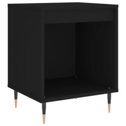 Berkfield Home Bedside Cabinets 2 pcs Black 40x35x50 cm Engineered Wood - Size: 40 x 35 x 50 cm - thumbnail 4