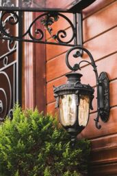 Netlighting Philadelphia 1 Light Outdoor Medium Wall Lantern Light Old Bronze IP44 E27 in Brown - thumbnail 2