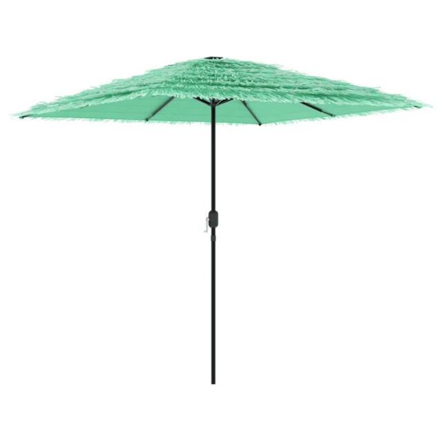 Berkfield Home Garden Parasol with Steel Pole Green 248x248x248 cm - Size: 248 x 248 x 248 cm - image 1