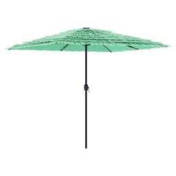 Berkfield Home Garden Parasol with Steel Pole Green 248x248x248 cm - Size: 248 x 248 x 248 cm - thumbnail 5