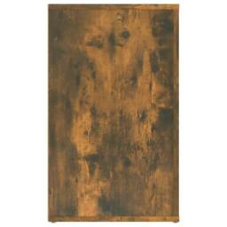 Berkfield Home Classic Bedside Cabinet Smoked Oak 50x36x60 cm Engineered Wood in Brown - Size: 50 x 36 x 60 cm - thumbnail 8